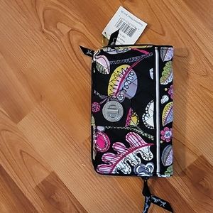 NWT Vera Bradley Moon blooms turn lock wallet